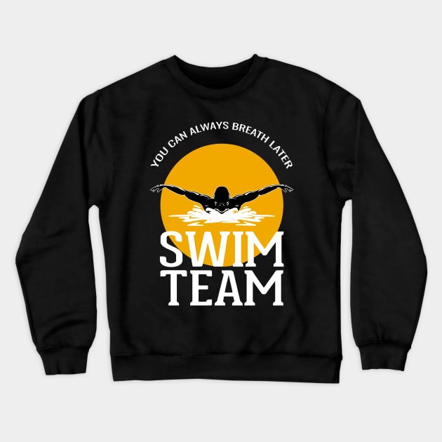 Swim Team Crewneck Sweatshirt by Kams_store